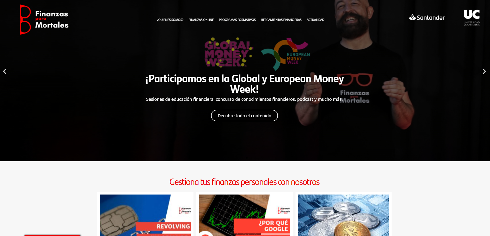 Finanzas para Mortales participa en la Global Money Week